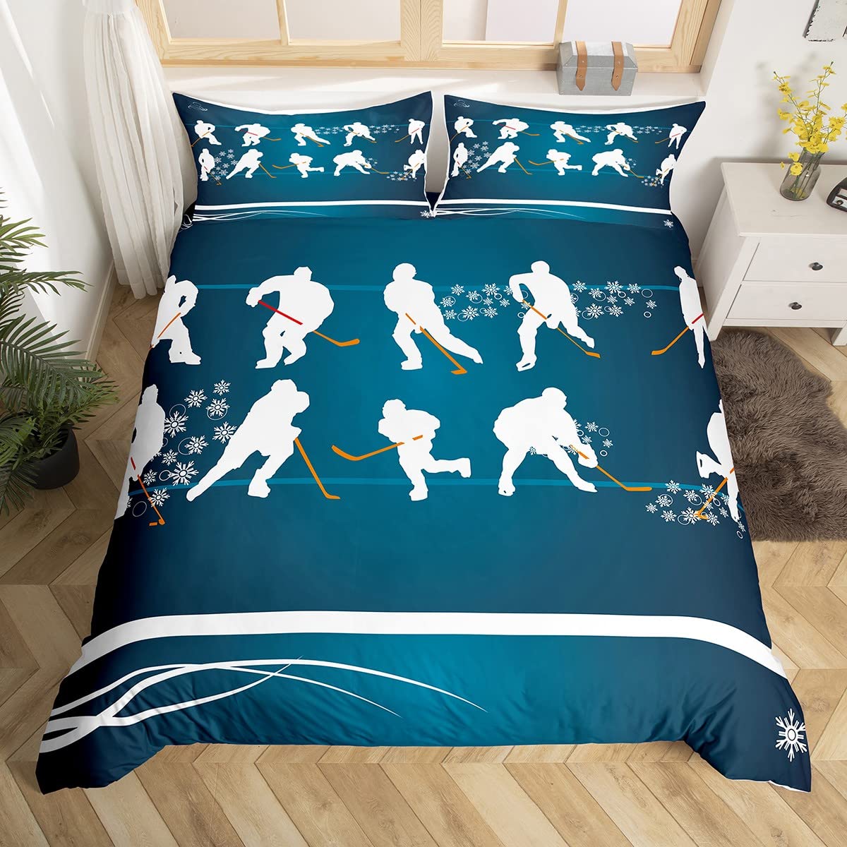 Housse de couette hockey sur glace : le cadeau de lit idéal pour enfant