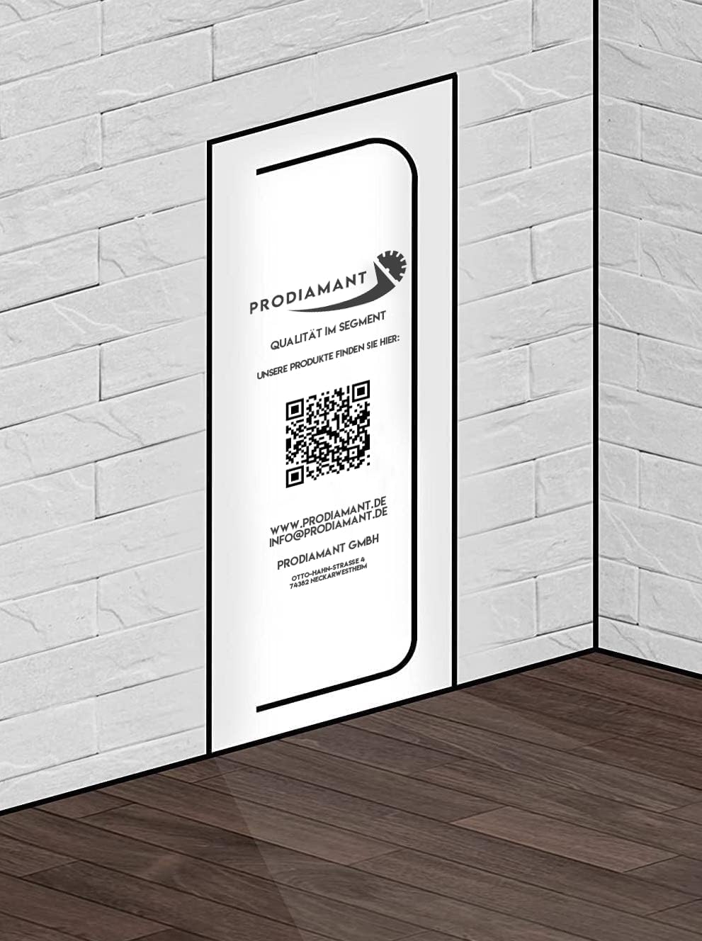 PRODIAMANT® Dust Protection Door 1.10 x 2.20 m Dustproof with Zip – Extra Heavy Duty Film Door for Construction Site & Renovation, Includes Zipper