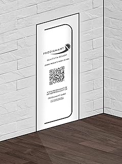 PRODIAMANT® Staubschutztür 1,10 x 2,20 m staubdicht mit Reißverschluss – Extra robuste Folientür für Baustelle & Renovierung, inkl. Zipper