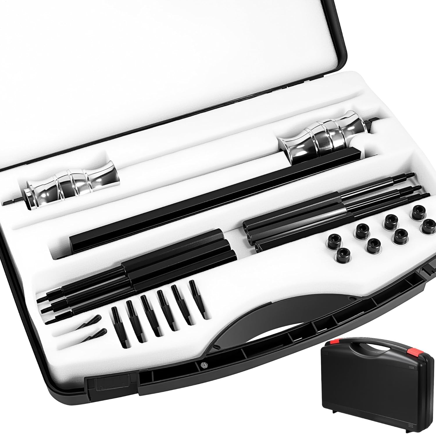 EN-51146 GM-51146 Fuel Injector & Rail Assembly Replacer Master Tool Kit Fits GM Buick Opel Vauxhall MG 1.0L 1.4L 1.5T 1.6L Engine, Fuel Injector Disassembly Tool, OEM EN-51146-100 EN-51146-150