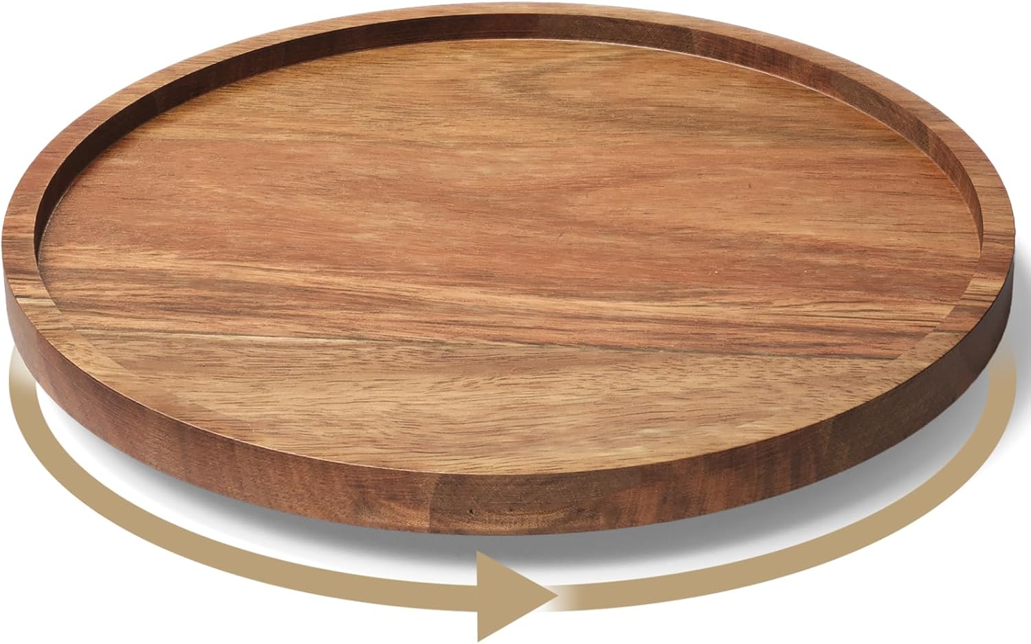 VERTORGAN Lazy Susan Bamboo Organizer for Kitchen,Cabinet(Medium)
