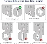 Welock U81 Fingerprint Door Lock, Electronic Door Lock Code with RFID Card, App, WiFi, Fingerprint Lock Front Door, IP65, Smart Lock Lock Cylinder for Doors from 60-115 mm, Smart Lock - 7