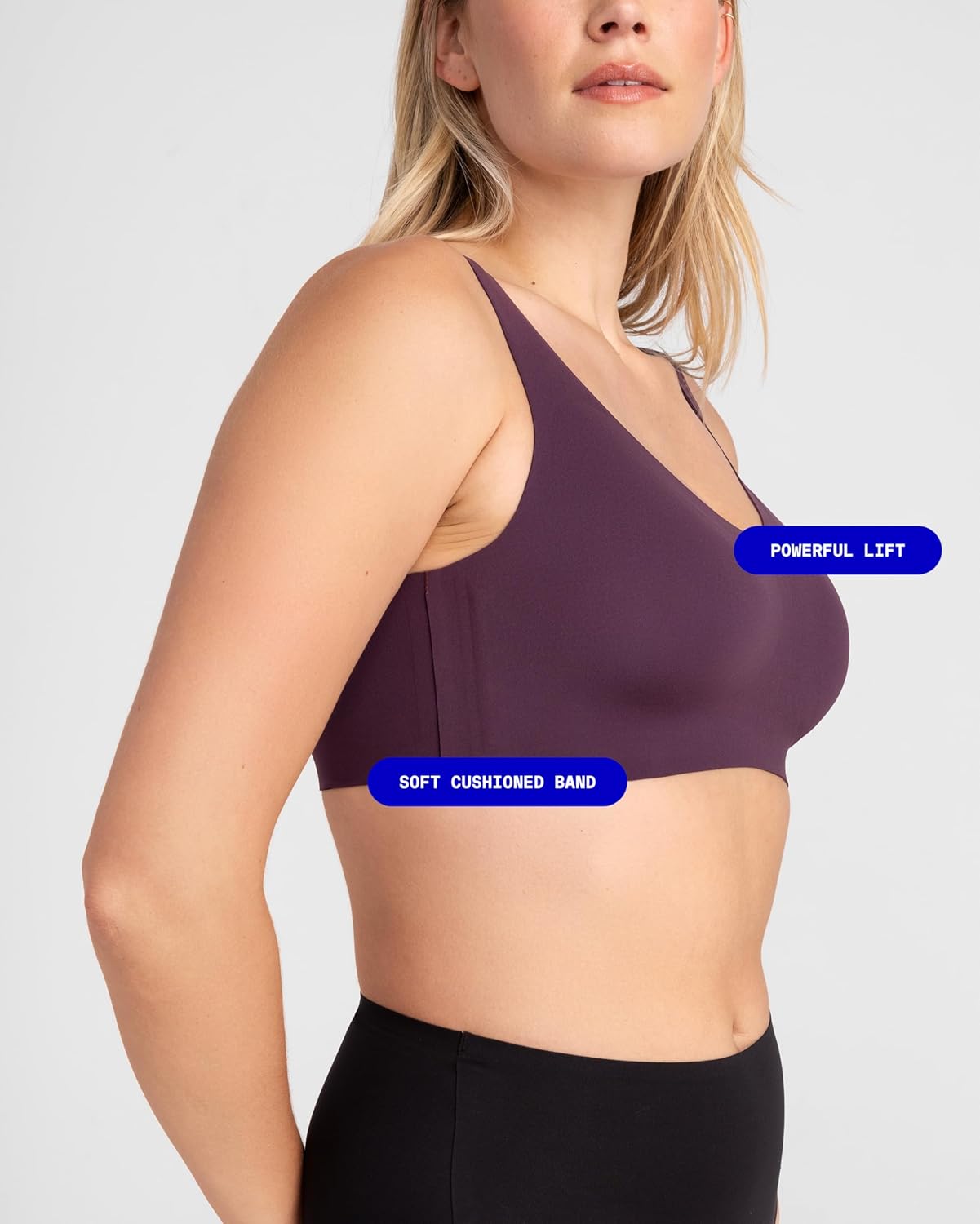 HONEYLOVE Bras for Women - SoftForm Wireless Bra - Comfortable Support with No Underwire - Image 2
