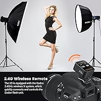 Vista 7 de Godox Disparador de flash inalámbrico X3C X3-C TTL para cámara Canon, transmisor de flash inalámbrico de pantalla táctil 2.4G, compatible con TTL