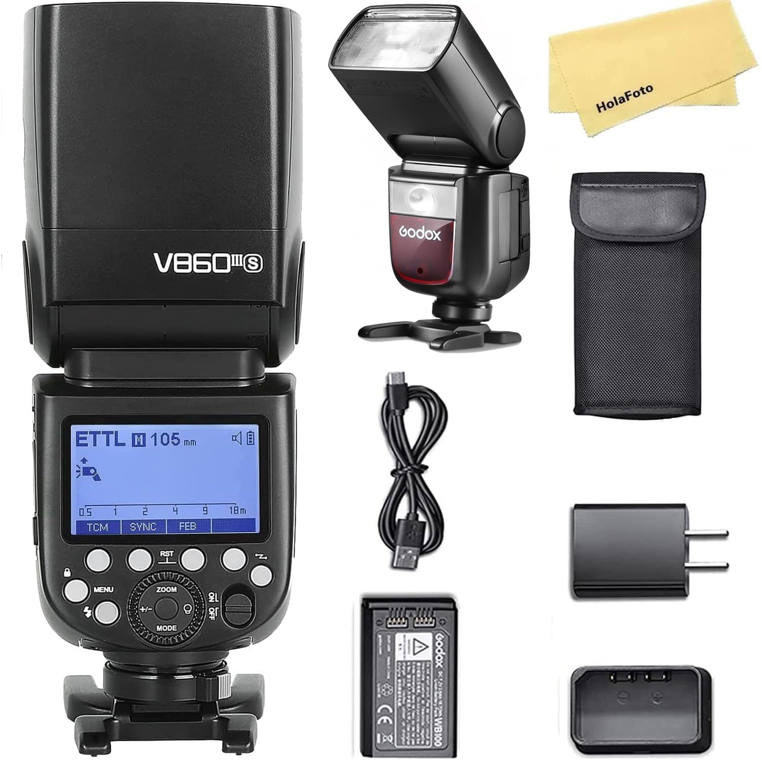 GODOX V860III FOR SONY 7III α7R III 7IV Best Speedlight Flash for Sony Alpha Cameras [ Godox v860