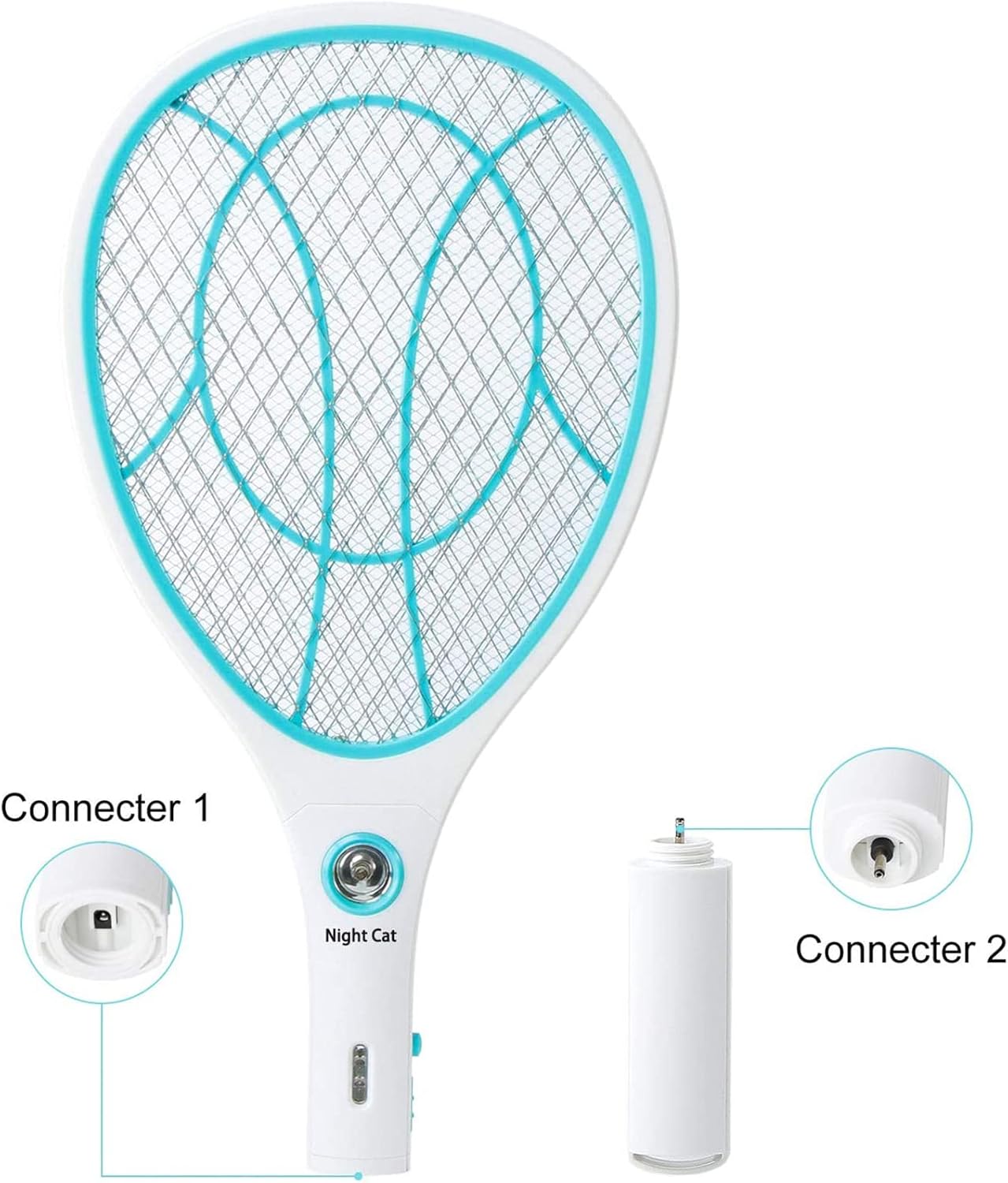Night Cat Bug Zapper Racket Connectors
