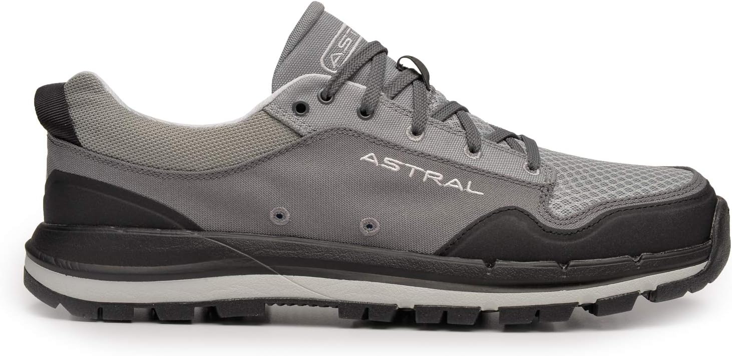 Astral Men's TR1 Junction Minimalist Hiking Shoes, Quick Drying and Lightweight, Made for Water, Trails, and Canyons, Storm Gray, 14 M US