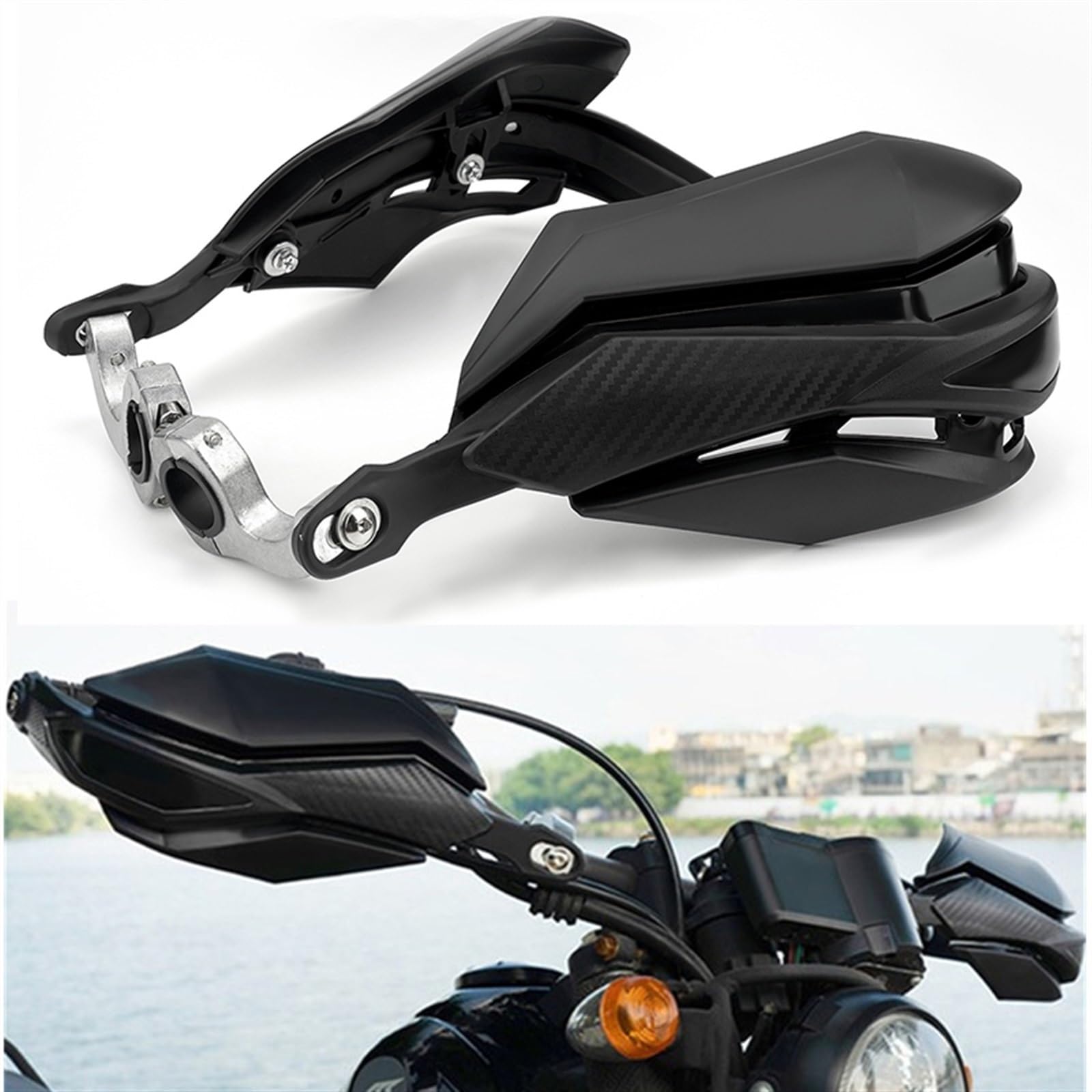 1 Paire De Protège-mains Moto 22mm 28mm Protection Du Guidon Pour YAMAHA YZF WRF