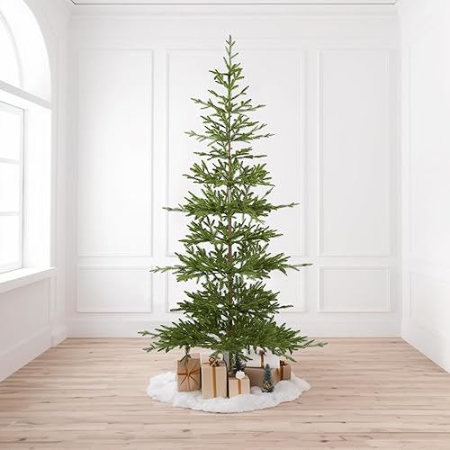 WBHome Árbol de Navidad artificial decorado de 7 pies con adornos y luces 2311