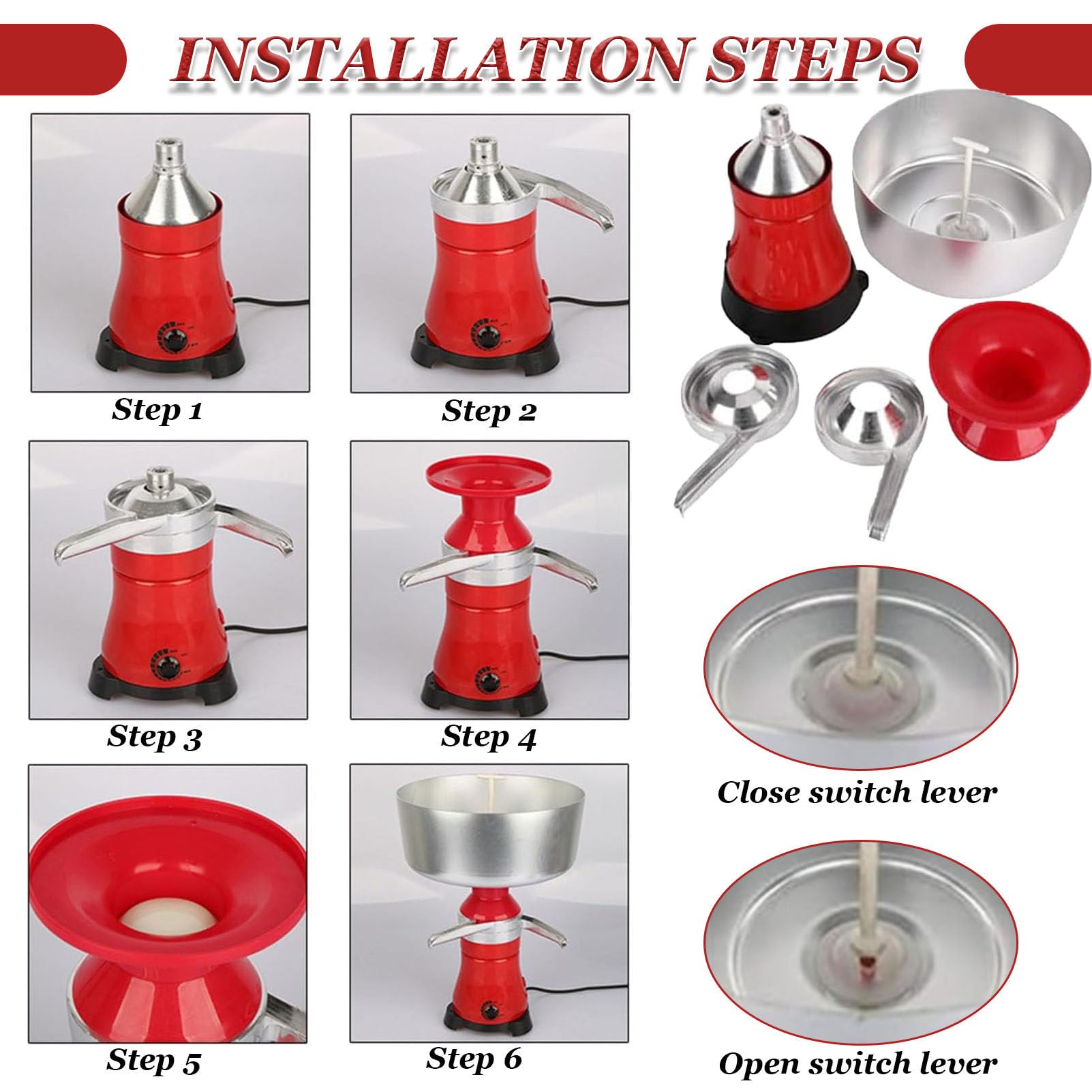 Separatore per latte e panna da 21 gal/h, per latte fresco di capra e mucca, ciotola in acciaio inox, separatore centrifugo per frappè ed estrazione panna