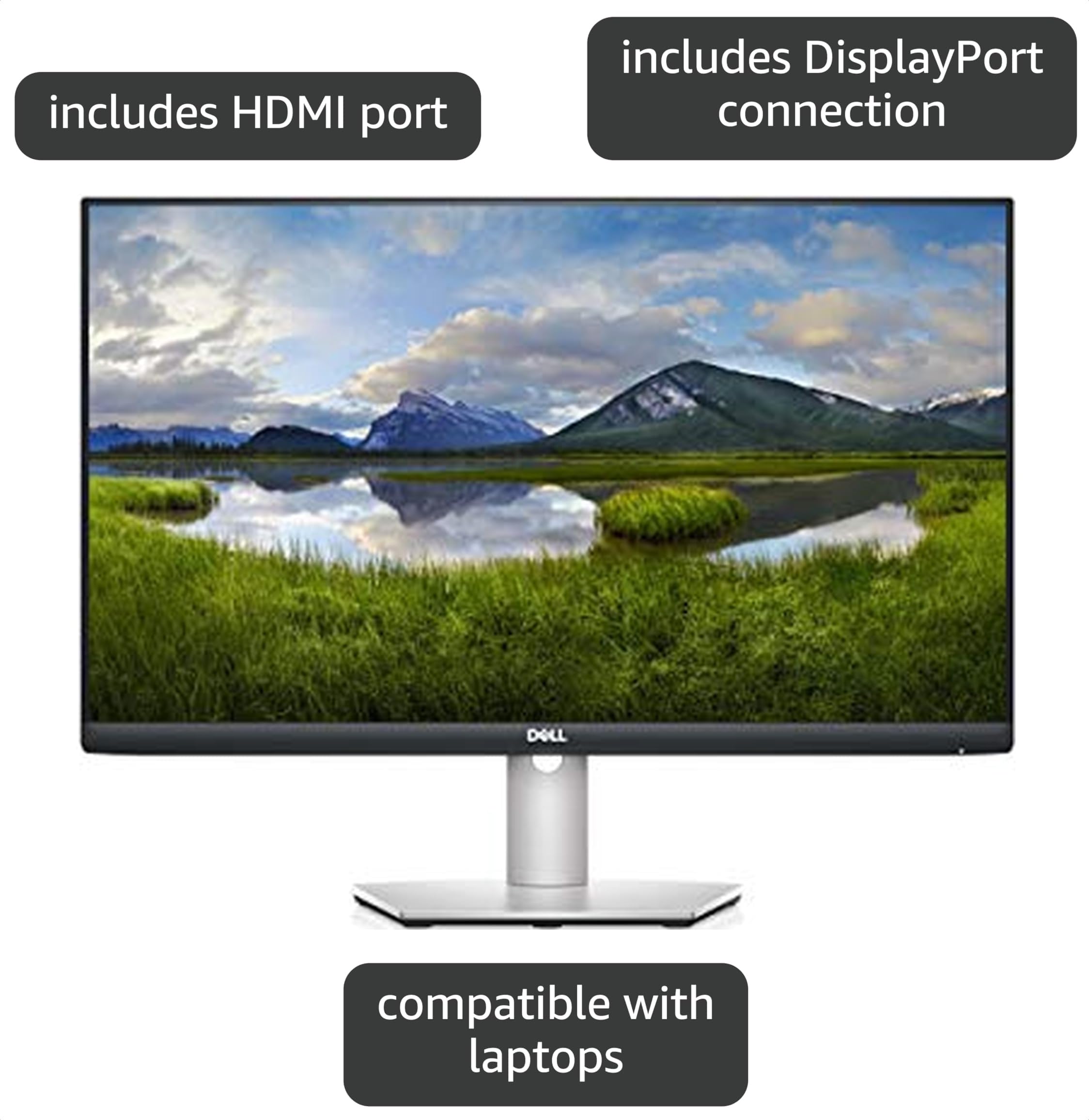 Dell S2721HS 27インチ モニター　フルHD Amazon.com: Dell S2721HS 27 Inch Full HD 1920 x 1080, AMD FreeSync