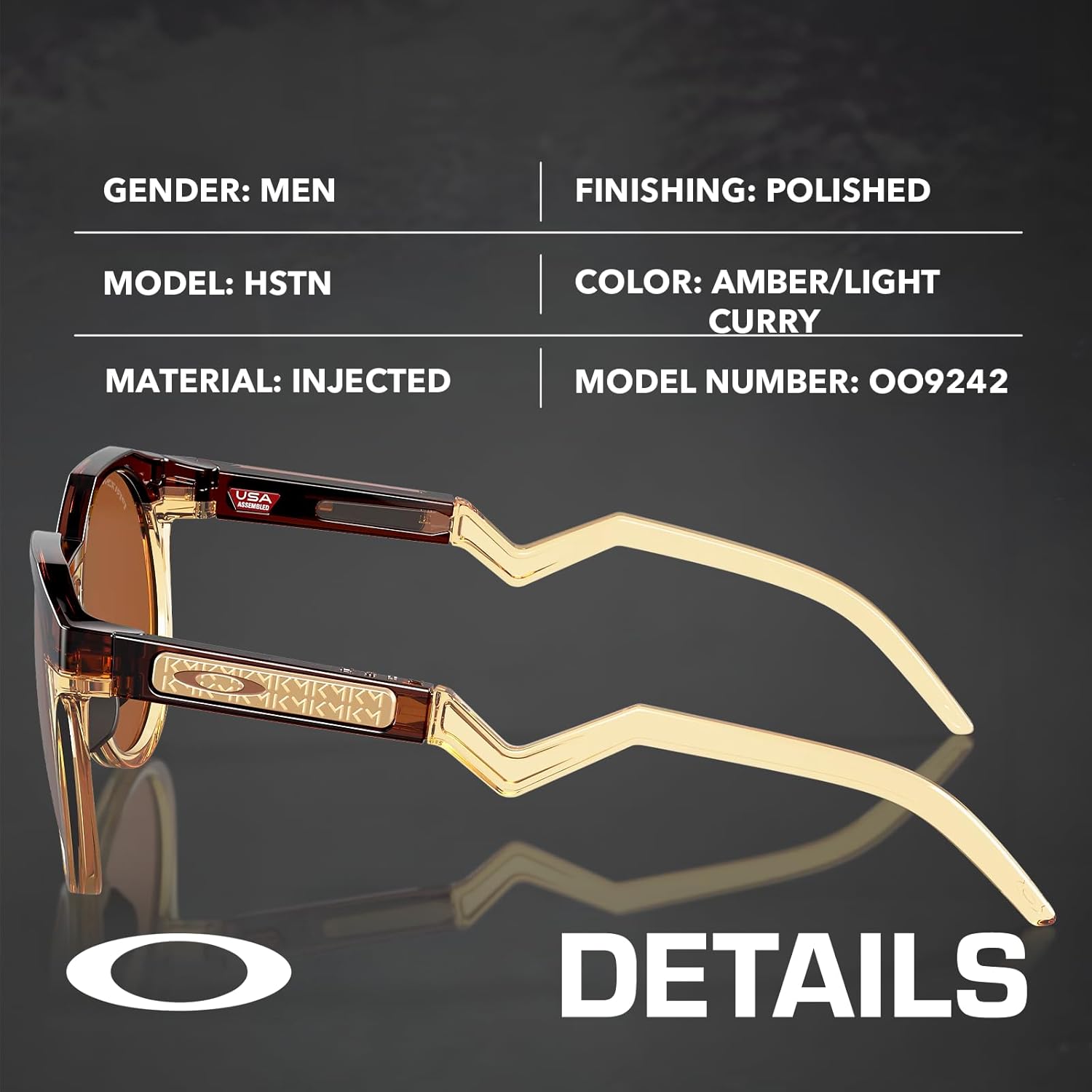 Oakley KYLIAN MBAPPE SIGNATURE SERIES HSTN OO9242 Round Shape Sunglasses With Official Eyewear Kit