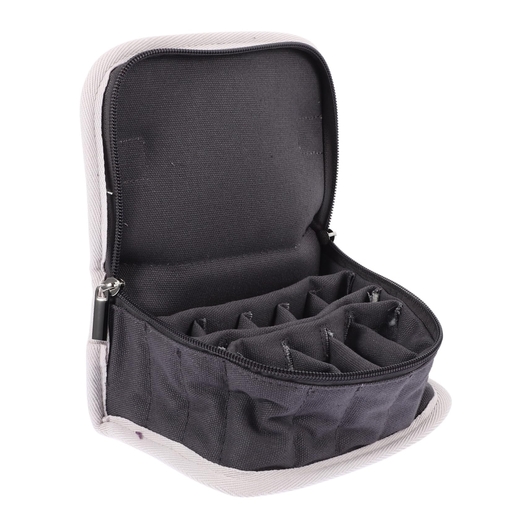LIFKOME Essential Oil Storage Bag Essential Oils Holder Portable Travel Case Grey