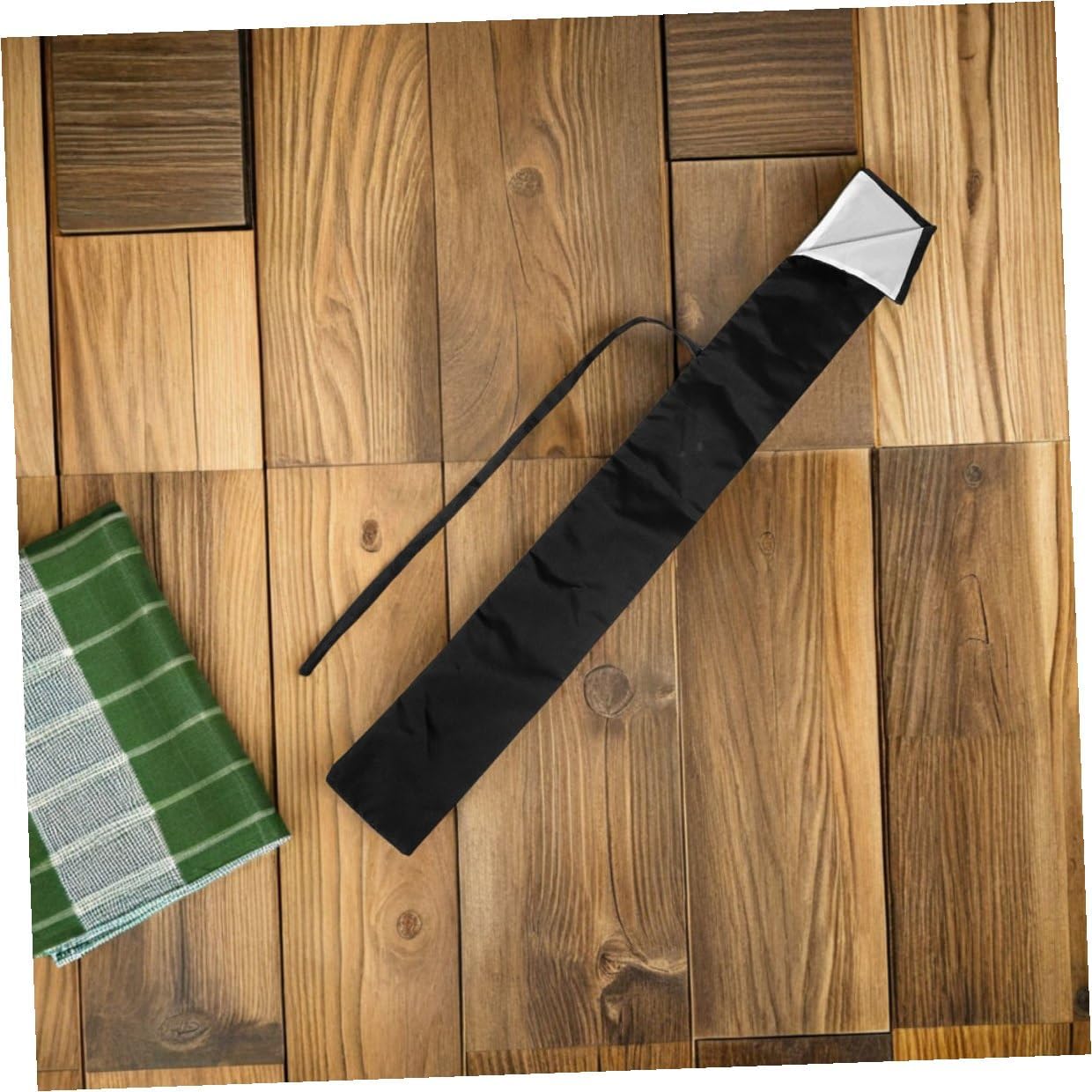 PRETYZOOM 2pcs Japanese Storage Bag Cotton Carrier Sleeve with Strap 100cm Black Sheath for Martial Arts Cosplay and Protection