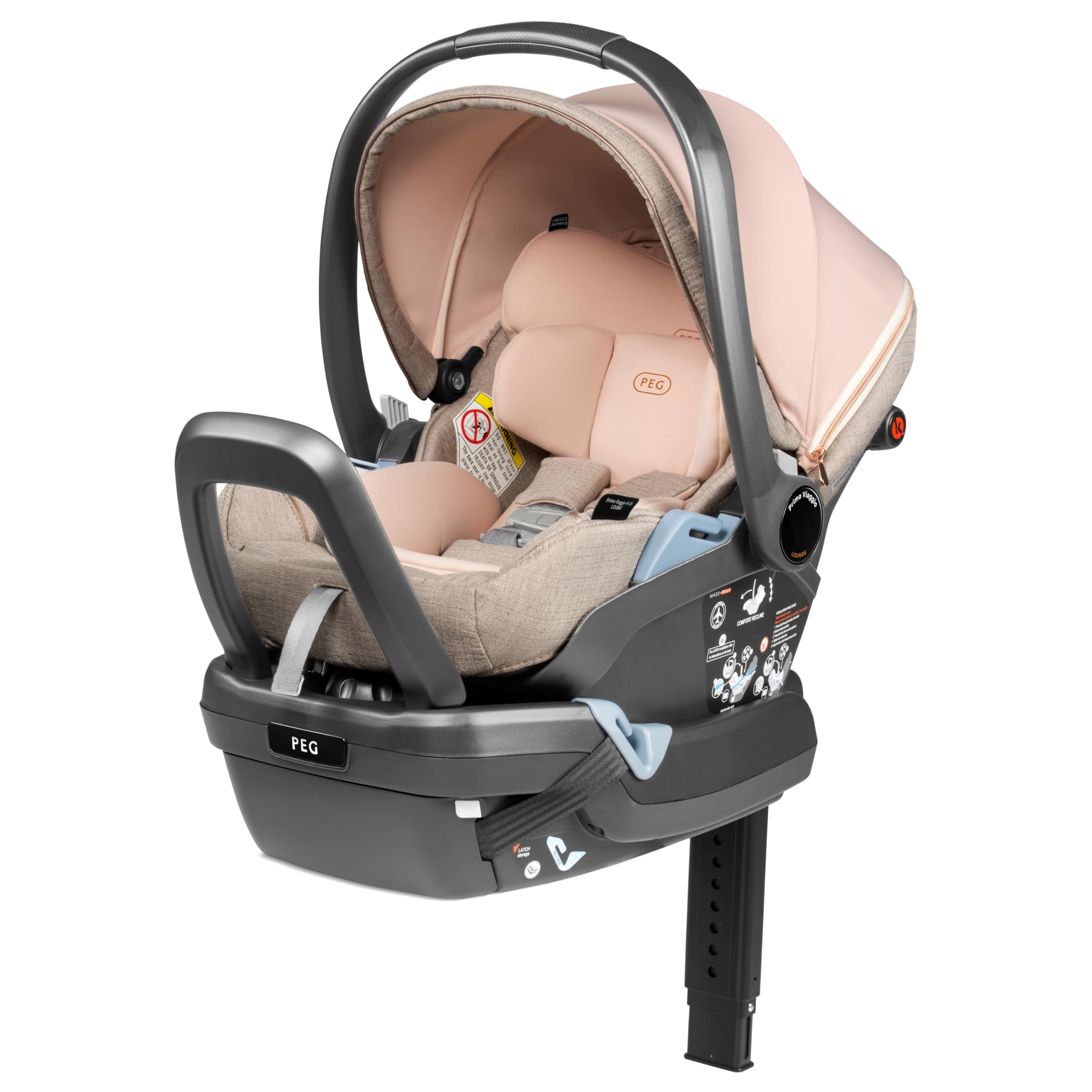 PEG Primo Viaggio Lounge - Rear Facing Infant Car Seat - Mon Amour