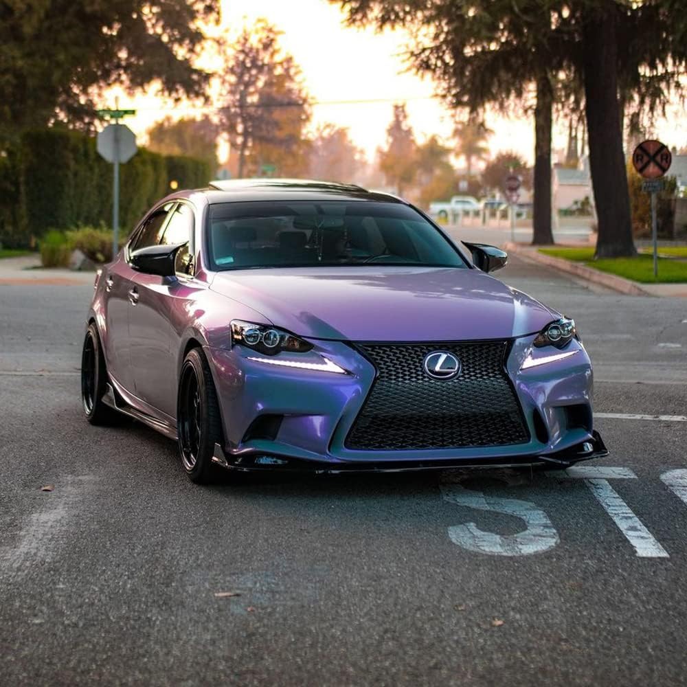 Tinybot Space Candy Gray to Purple Car Wrap with Air Release Technology - 2 X 5 FT