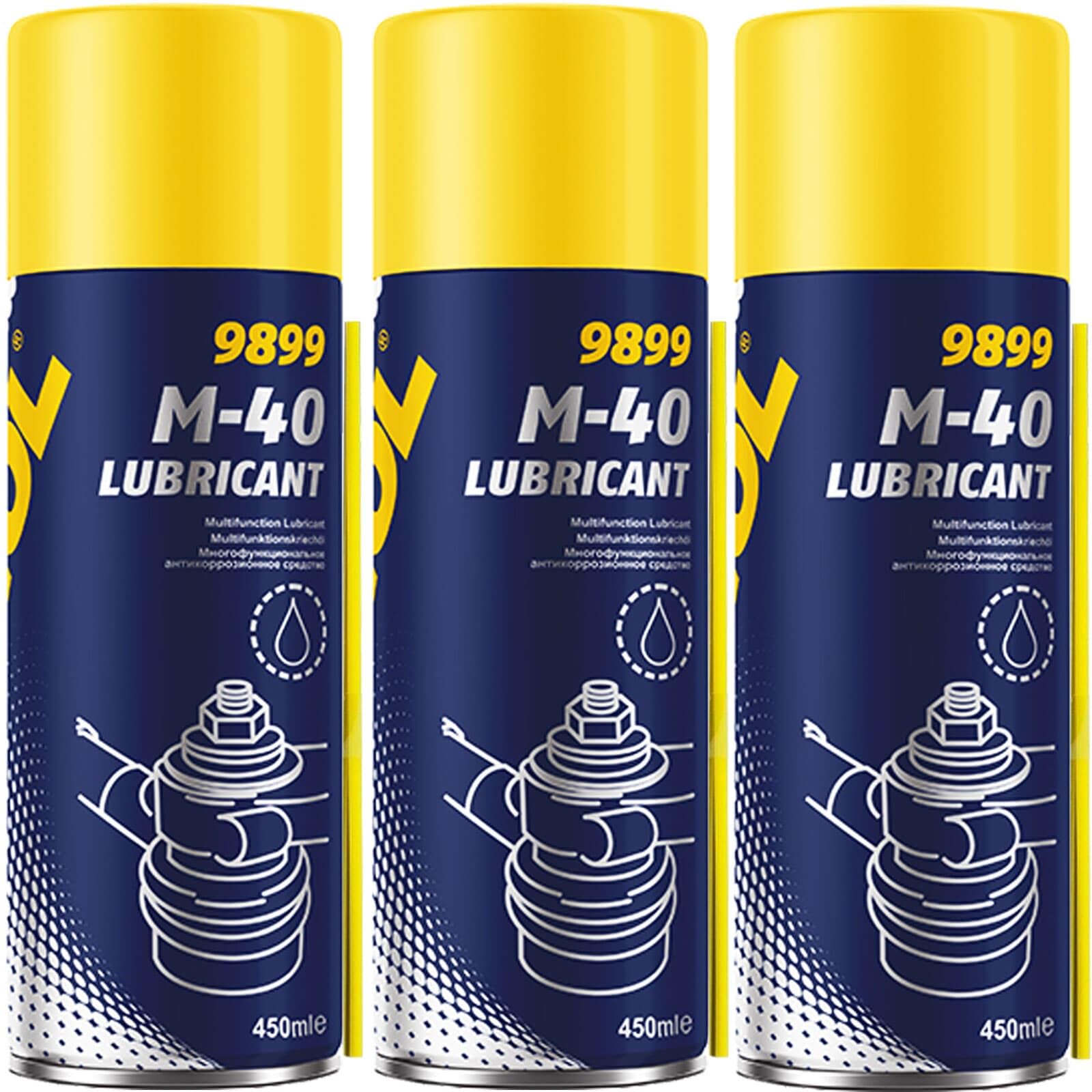 Mannol HTE - Germany 2 Pcs Pack M-40 Lubricant (9899)