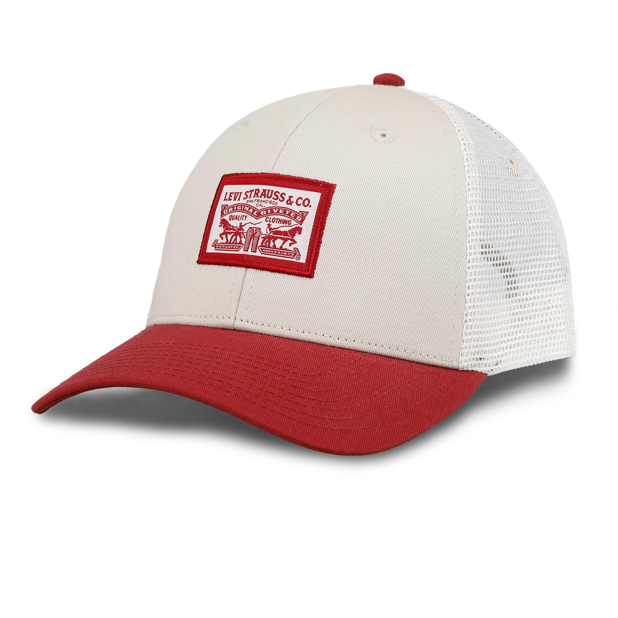 Levi's Men's Classic Style Logo Trucker Hat - Adjustable Lightweight