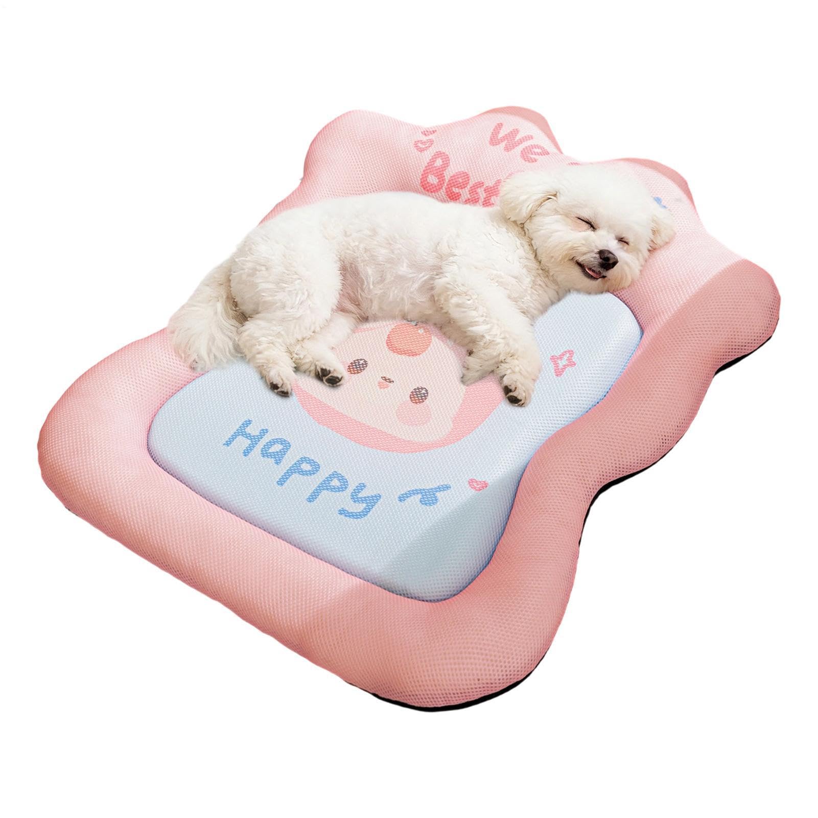 Dog Bed - Breathable Washable Sleeping Pad,Cooling Dog Bed for Crate | for Summer Lawn Beach Camping Home Bedside Ground Floor