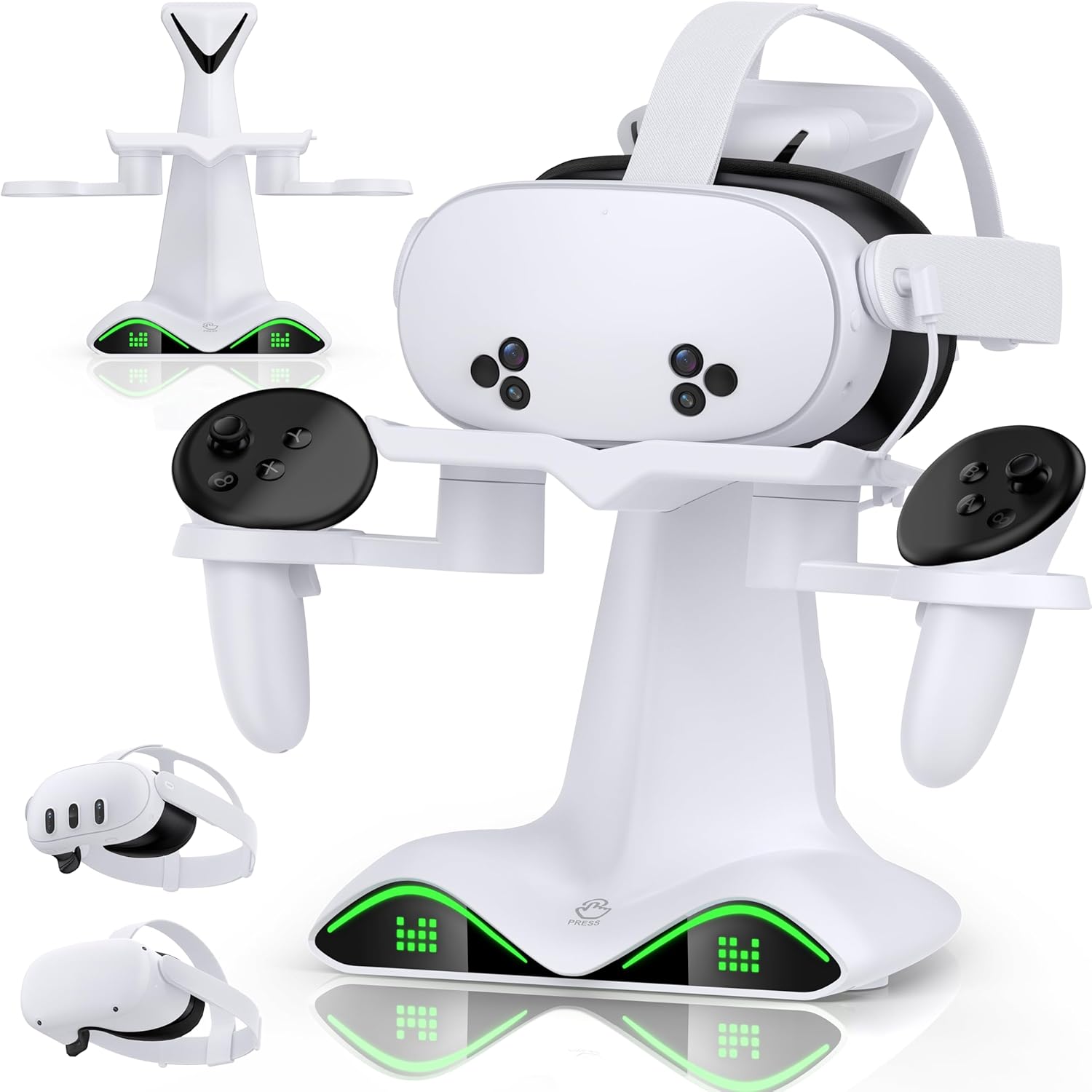 Vertical Quest charging dock for Meta Quest 2/3/3S