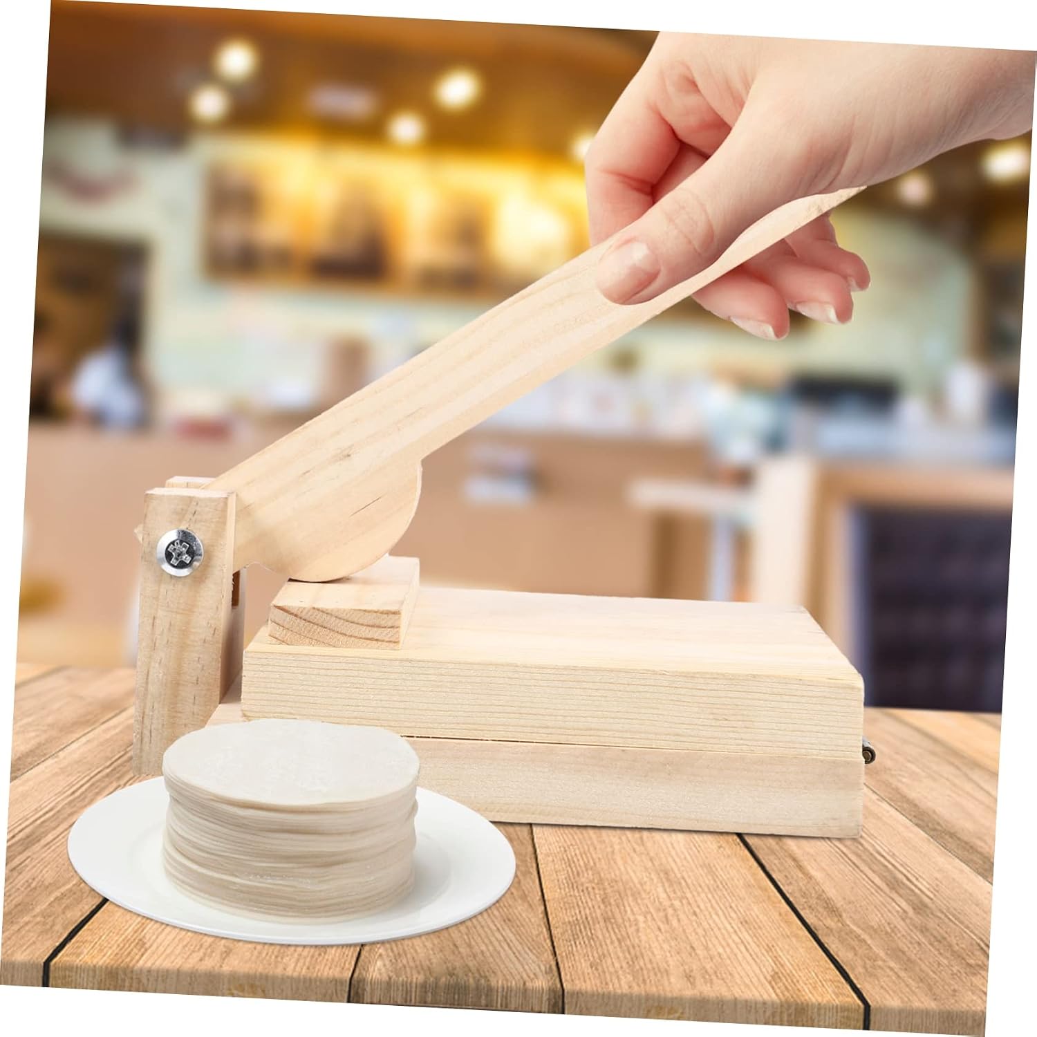 Dumpling Wrapper Maker for Easy Pressing Commercial Dumpling Skin Maker