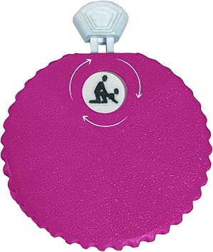Date Night Decision Dice, Mechanical Spinning Wheel Dice, Date Idea Generator, 6 Options, 3x3.5 Inches Smooth Spinning, Portable Valentines GiftViolet