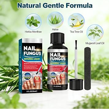 Extra Strong Fungal Nail Treatment for Toenails & Fingernails Formula Extra Strong Antifungal, Repair & Renew Thick, Damaged Nails, Strengthen & Fix Fungal Nails to Restore Healthy Nails, 30 ml