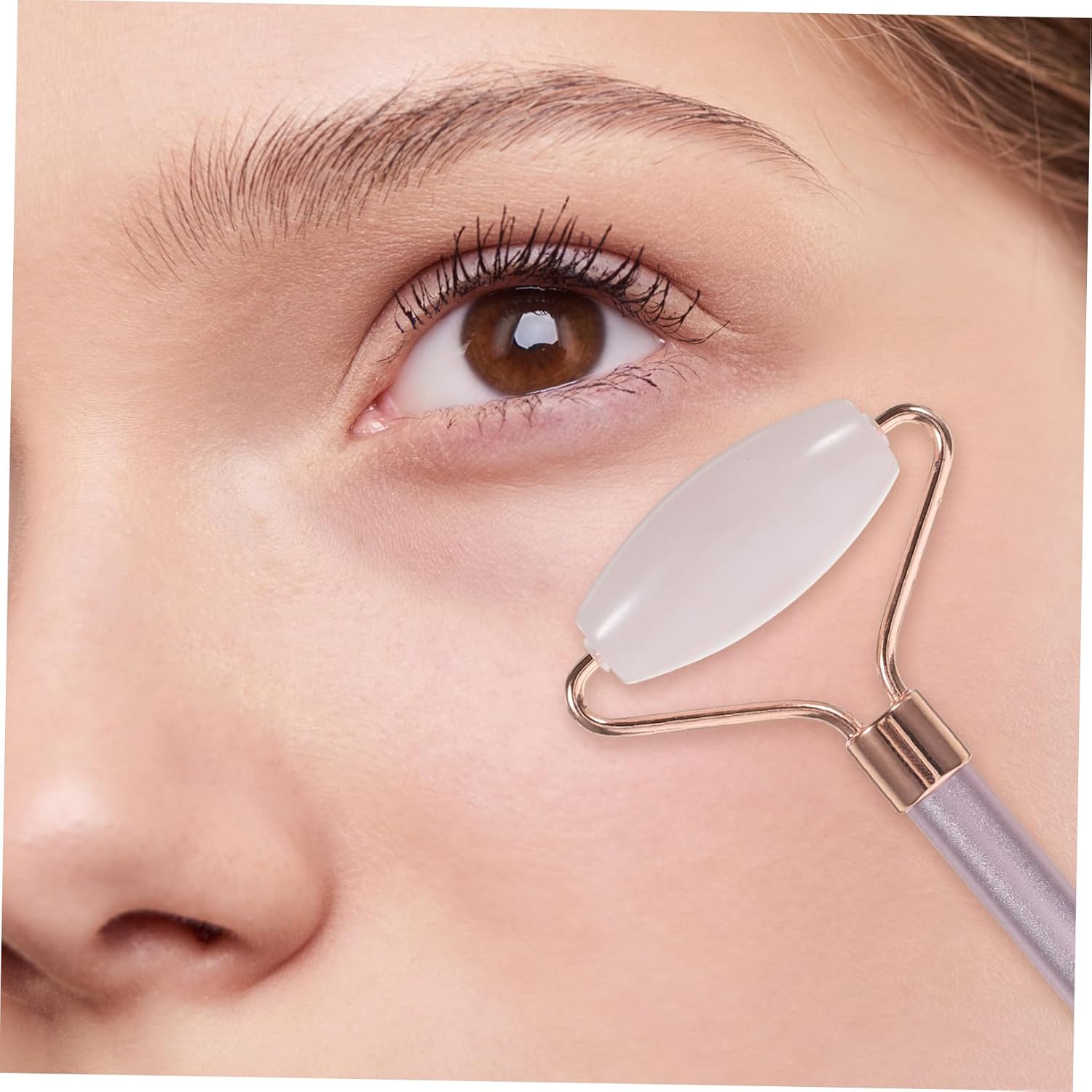 Facial Mask Brush Stick Skin Roller Facial Massager Gua Stone Face Tool