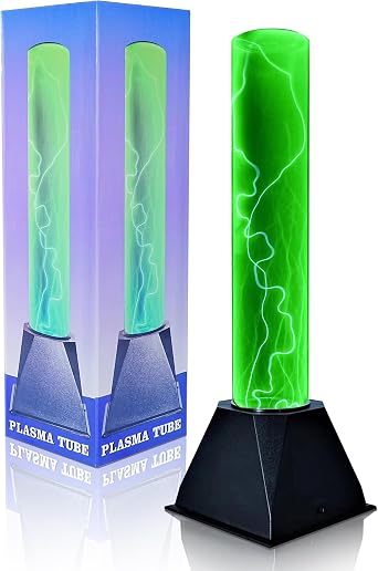 12 Inch Plasma Tube, Plasma Ball,Plasma Globe, Suitable for Scientific and Educational Lighting, Bars, Clubs, Parties, Decorations, Science Museums, Holiday GiftsGreen