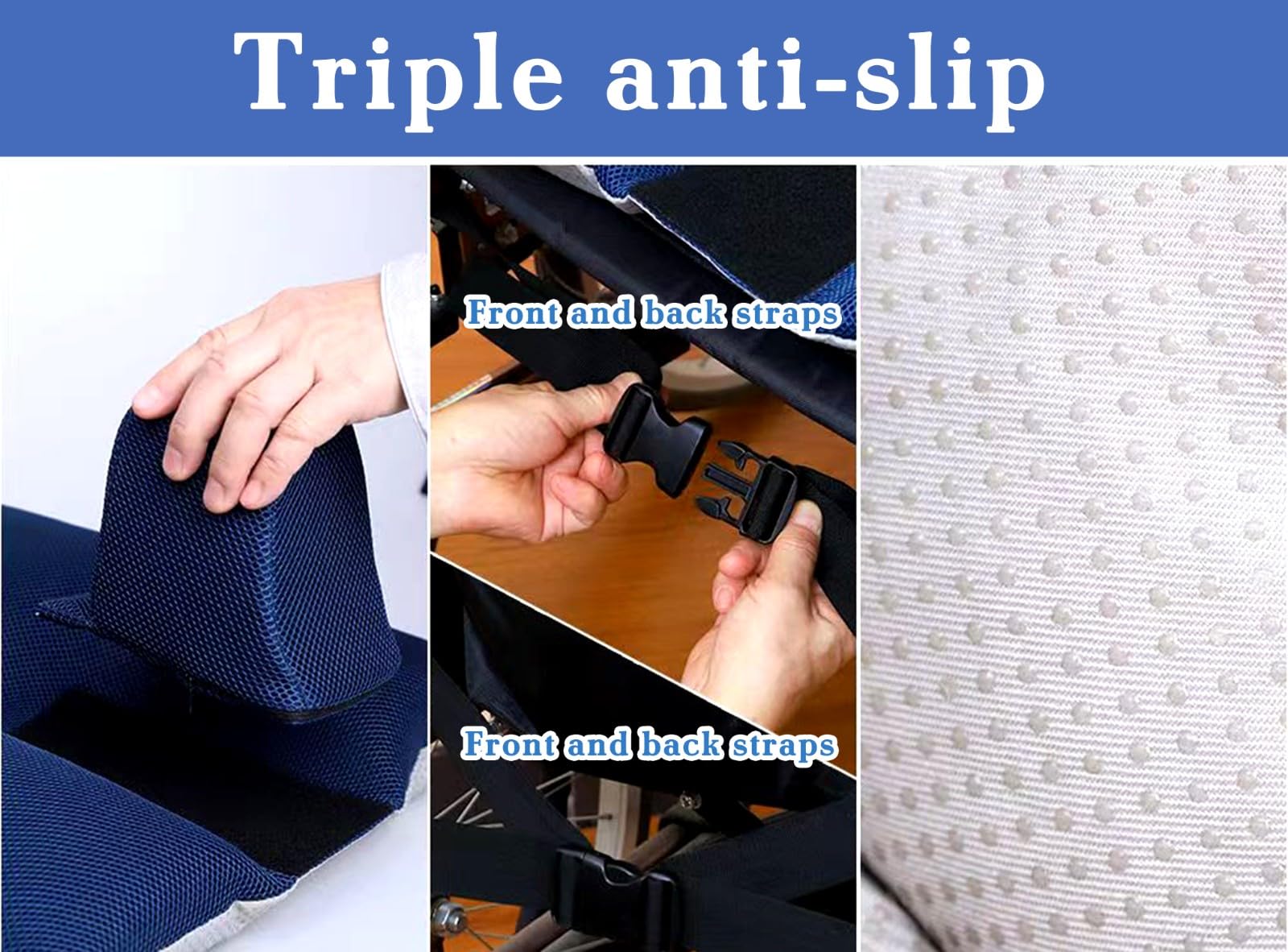 Cojín antiescaras para Silla de Ruedas, Soporte Lateral para Protectores Laterales de Silla de Ruedas, cojín de Apoyo Lumbar para Cama y Silla de Ruedas, cojín de Asiento antiescaras para Personas m
