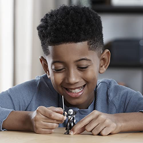 Star Wars Mission Fleet Mando's N-1 Starfighter, Grogu & Mandalorian Action Figure Set, Ships, Toys For 4 Year Old Boys & Girls #TOP7