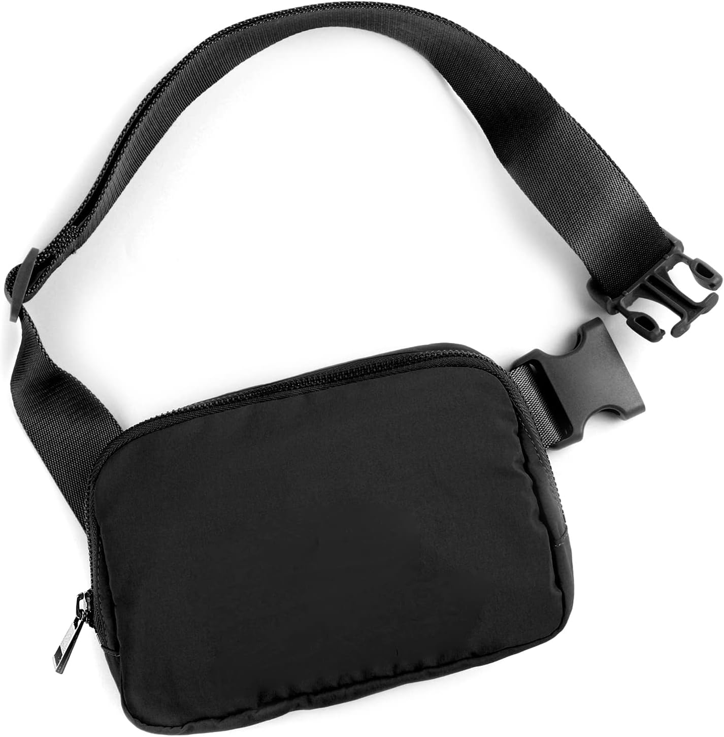 Didida Black Mini Belt Bag, Fashion Waist Packs Unisex