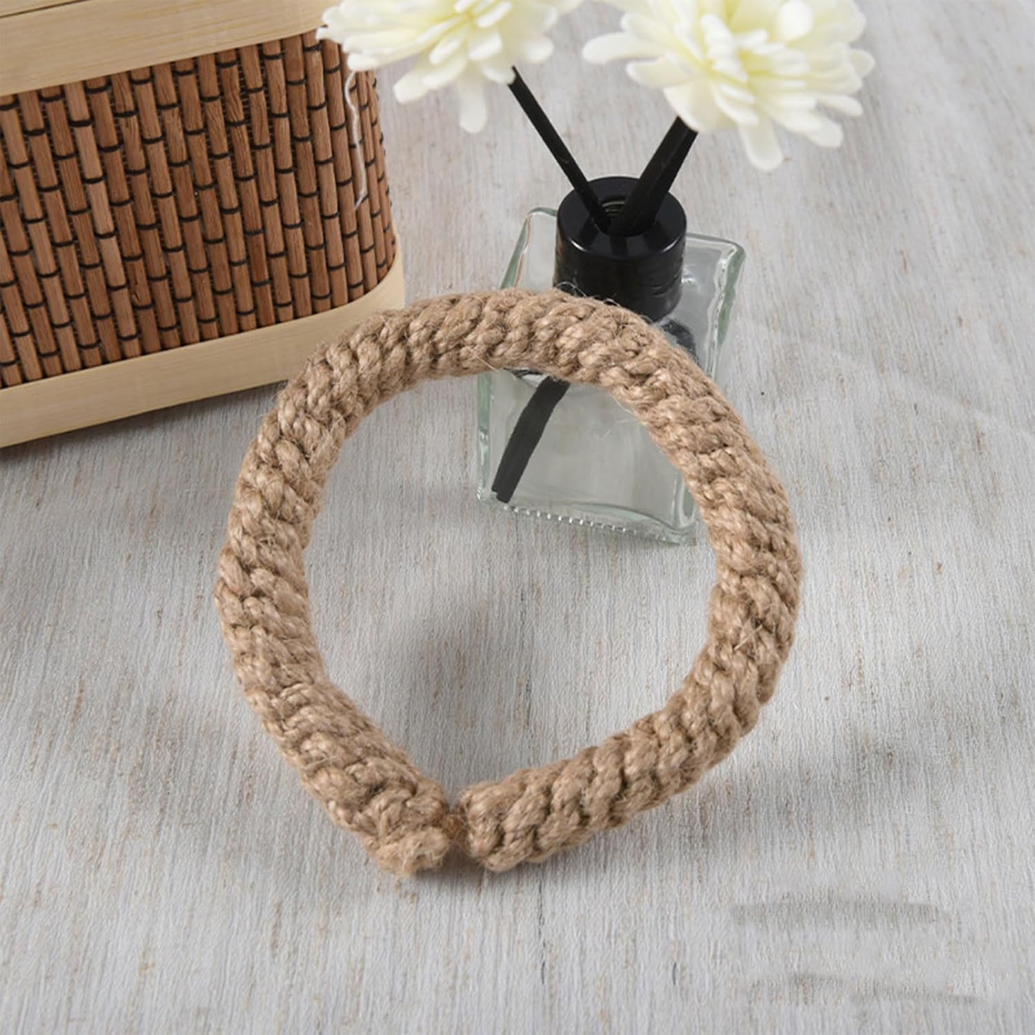 Twist Curtain Buckles Handmade Jutes Braided Tie Rope Tieback Holder Clip Holdback Access Farmhouses Curtain Tiebacks
