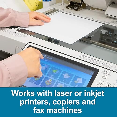 Miniatura 6 de Papel de copia sin árboles, 20 libras, 8.5 x 11 pulgadas, 92 brillantes, 100% libres de carbono, sin ácido, hecho de fibra de residuos de caña