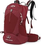 Hiking Backpack,35L Waterproof Hiking Daypack with 3L Water Bladder and Rain Cover, Lightweight Travel Camping Back