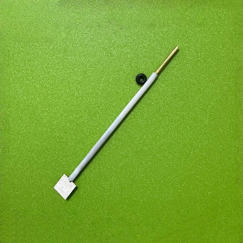 ‌Pt213 Miniature Platinum Disk Electrode, Rod Dia. φ3mm, Pt Auxiliary Counter Electrode (10x10x0.1mm)
