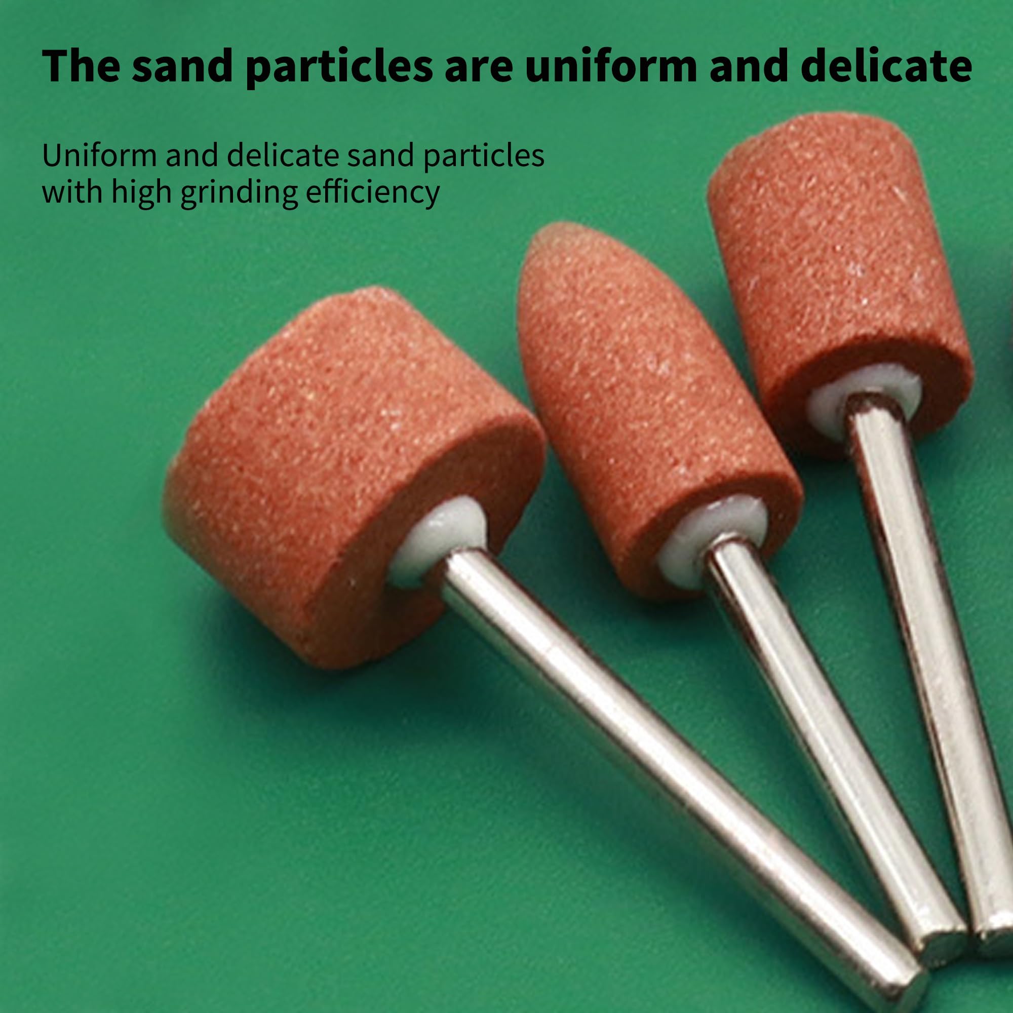 42 Pieces Corundu Grinding Tip Set, Stone Grinding Polishing Head - View #2