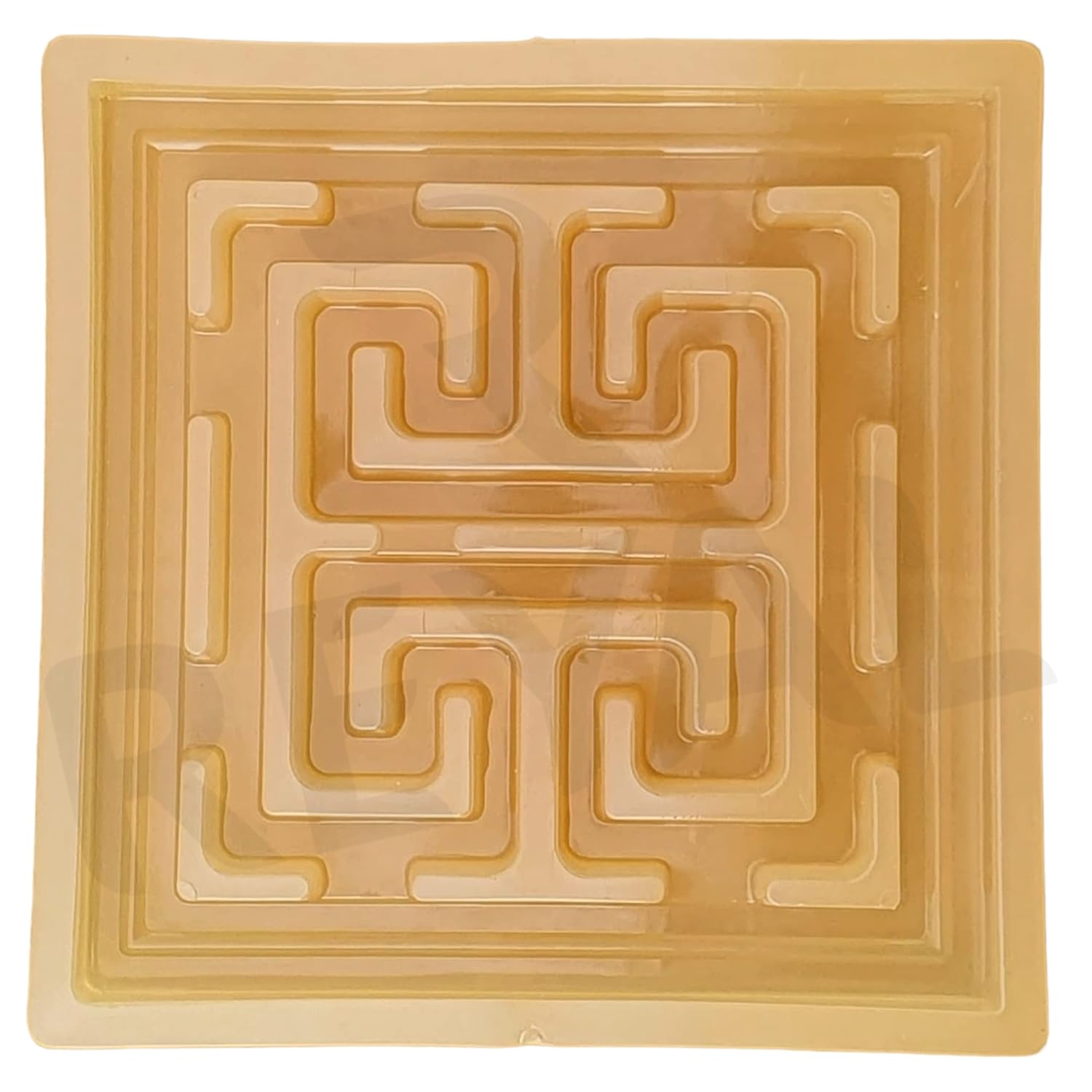 Reyal 12x12 MAZE Cement Jali PVC Rubber Mould for Elevation Grill mold