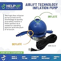 Vista 6 de Inflatable Elderly Floor Assist Fall Recovery Chair Lift with Airlift Technology to Lift Fallen Seniors - Floor to Feet, Included Handheld Stand