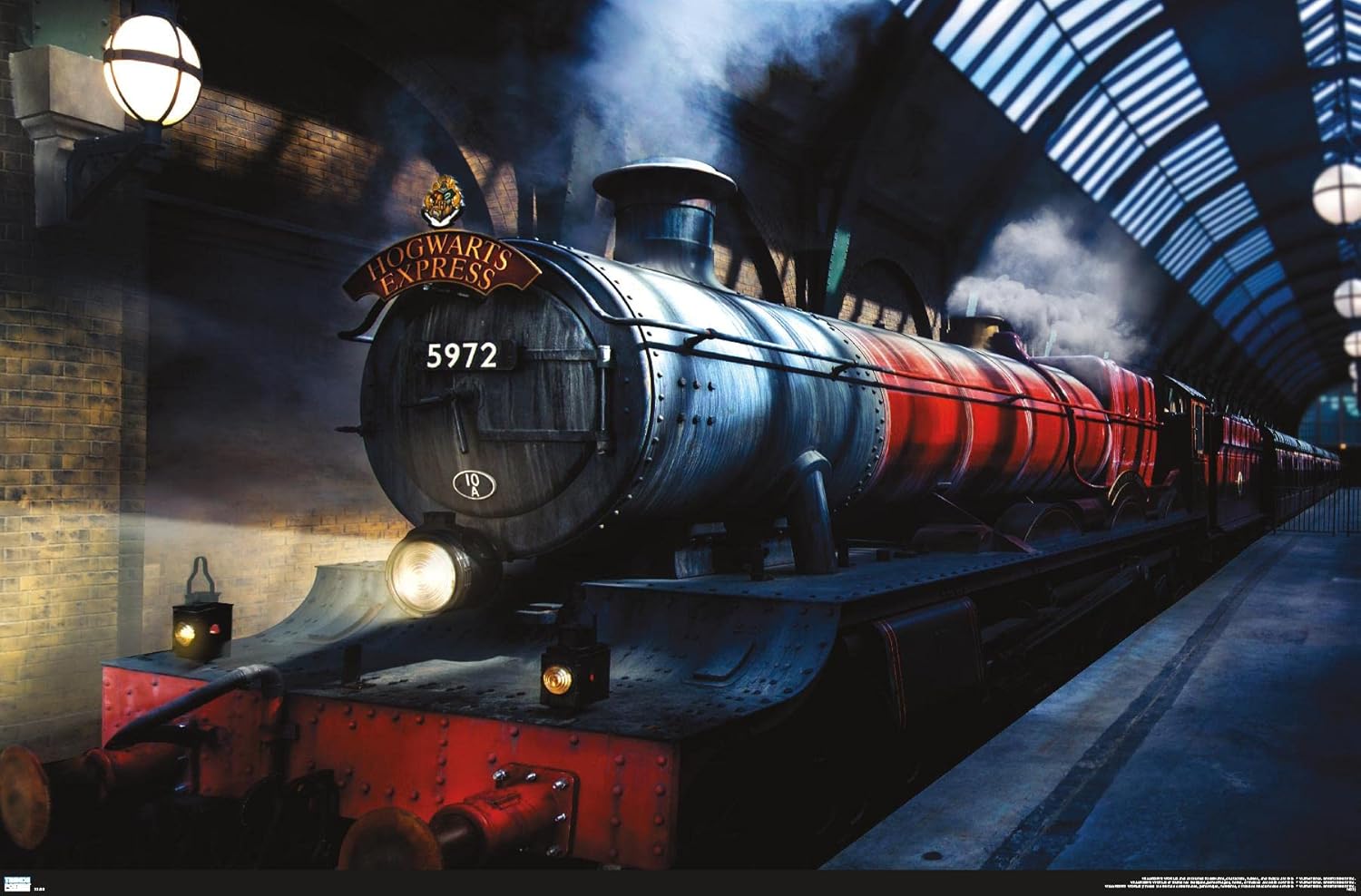 Trends International The Wizarding World: Harry Potter - Hogwarts Express Wall Poster, 22.375" x 34", Premium Unframed Version
