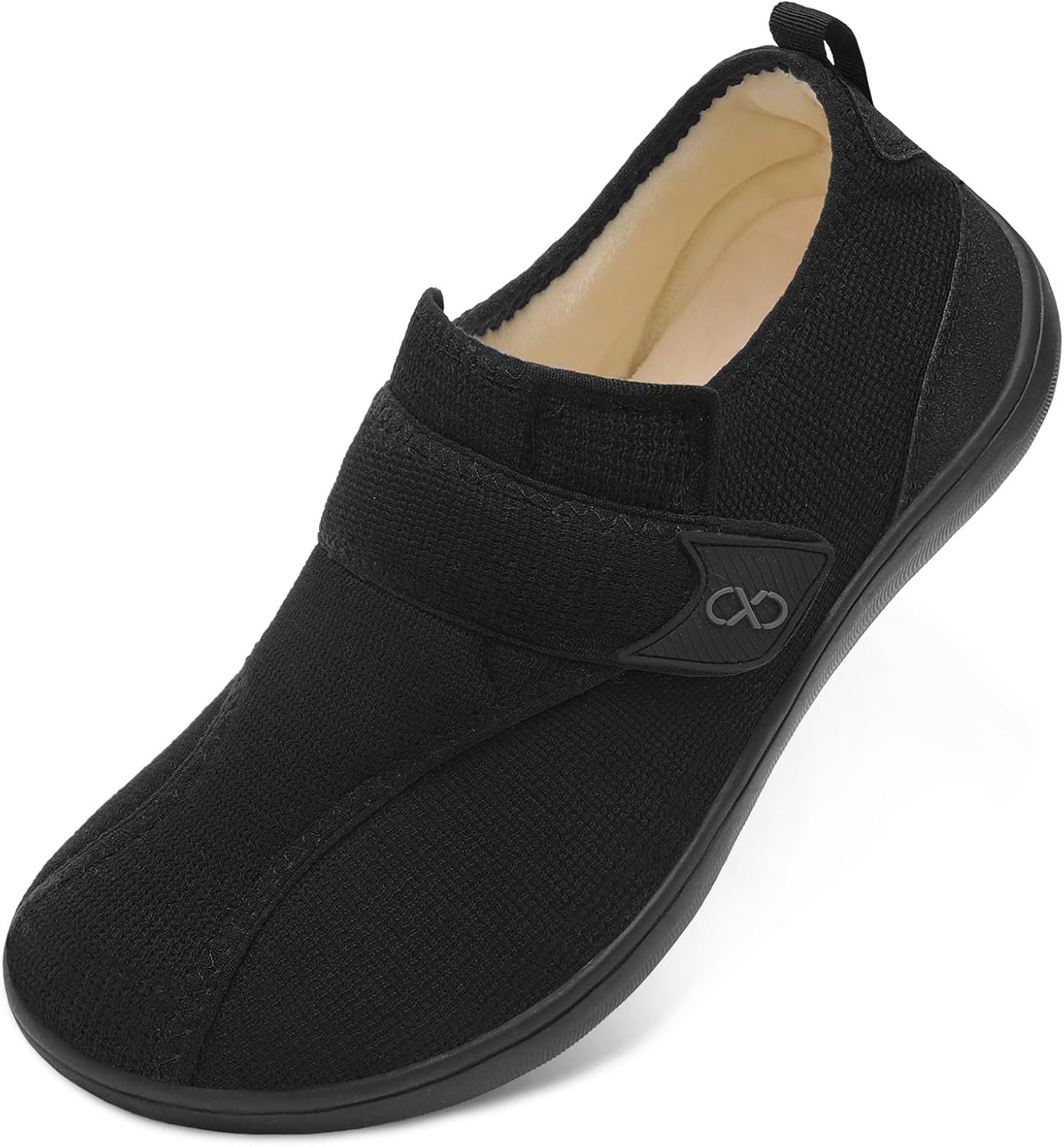 XIHALOOK Mens Slippers Wide Diabetic Shoes with Adjustable Strap for Diabetic Swollen Feet Outdoor Indoor Walking Shoes - Image 7