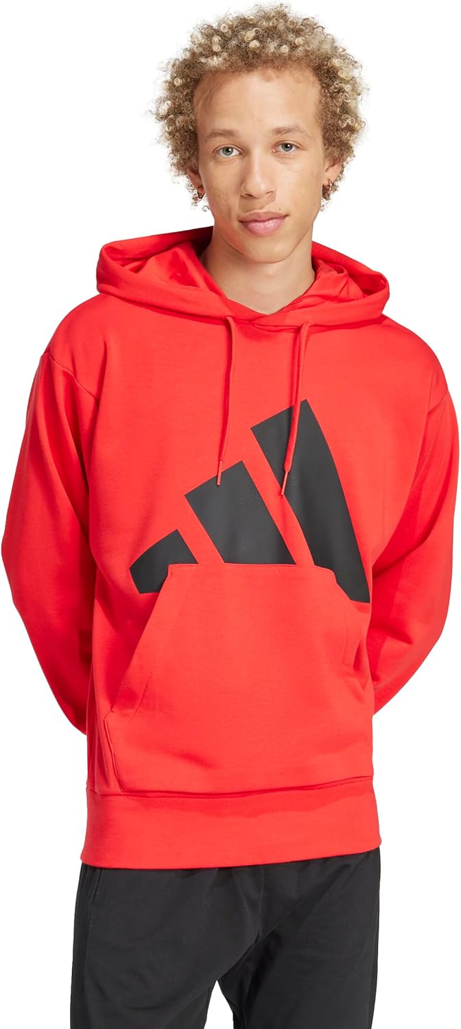 Fleece Hoodie Adidas Essentials Adidas Logo On Sleeve Hoodie