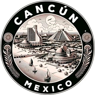 Cancun Mexico Souvenir Die-Cut Flat Decorative Flat Magnet