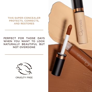 Osmosis Flawless Concealer, Lightweight, Medium To Full Coverage, Natural Matte Finish, Conceals, Corrects, Covers, Hydrates, 10 Shades, Java 0.47 Fl Oz