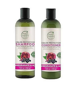 Petal Fresh Pomogranate Acai Shampoo+Conditioner Combo 355 ml | Paraben free & Sulfate free