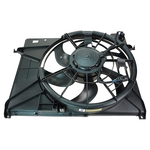 Vista 611 de TRQ Conjunto de ventilador de refrigeración dual compatible con Infiniti EX35 2009 FX35 FX50 2007-2008 G35 2008-2013 G37 2012-2013 M35h 2014-2015