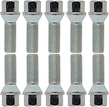 TRACER 10x Tornillo de Rueda M12x1,5 cónico 60° 28mm | Hex: 17mm Compatible con Dacia Dokker Dokker Small Van Dokker Van Duster I