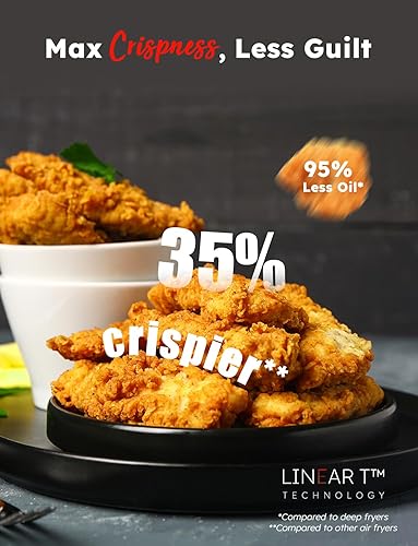 Miniatura 7 de Nuwave Bravo XL Pro - Horno tostador con freidora de aire con combo de parrilla, nuevo sistema de convección ultrarrápido 2025, 35% más crujiente, 2