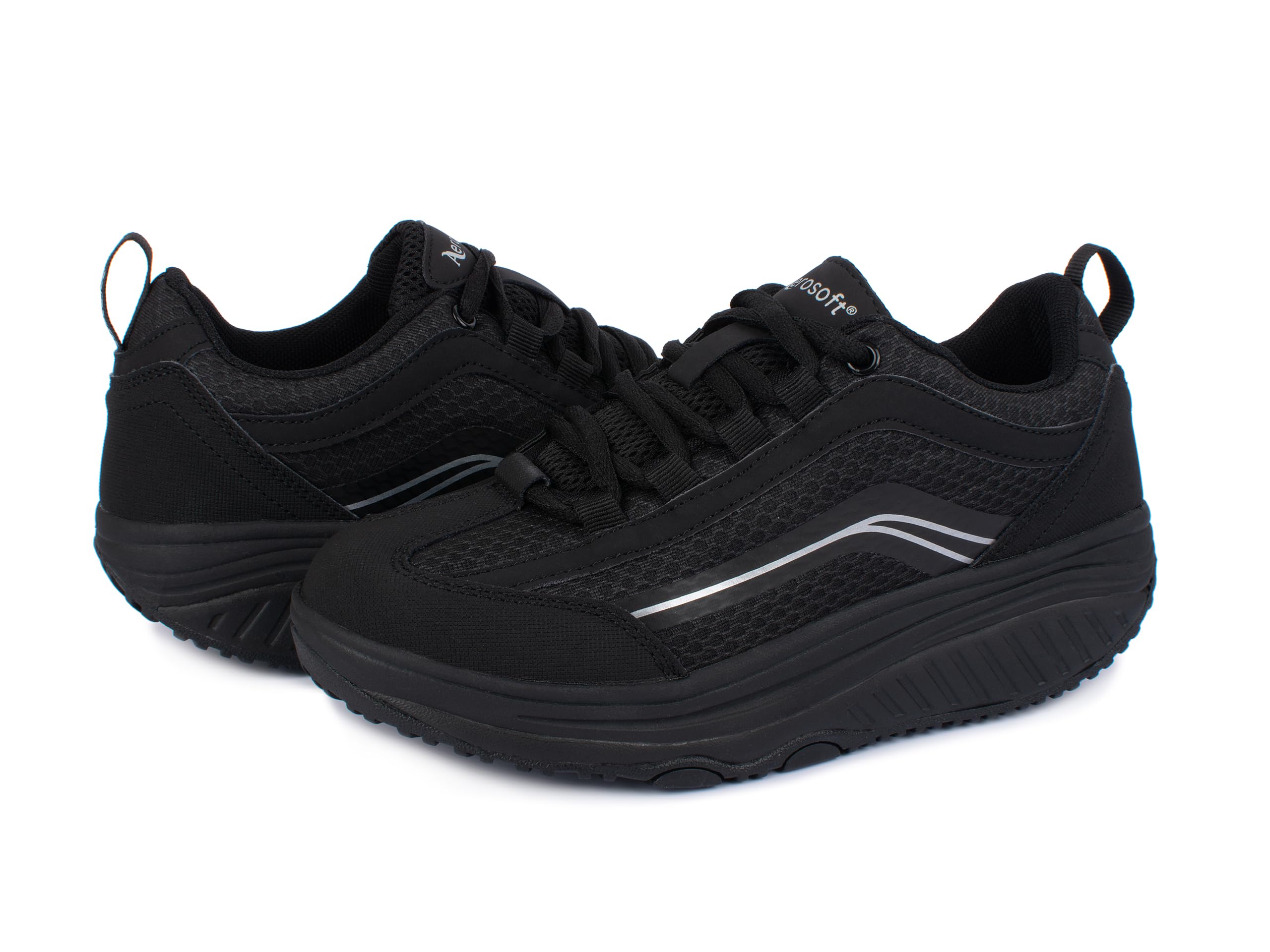 Aerosoft Walker Comfort Zapatillas con cordones espuma viscoelástica