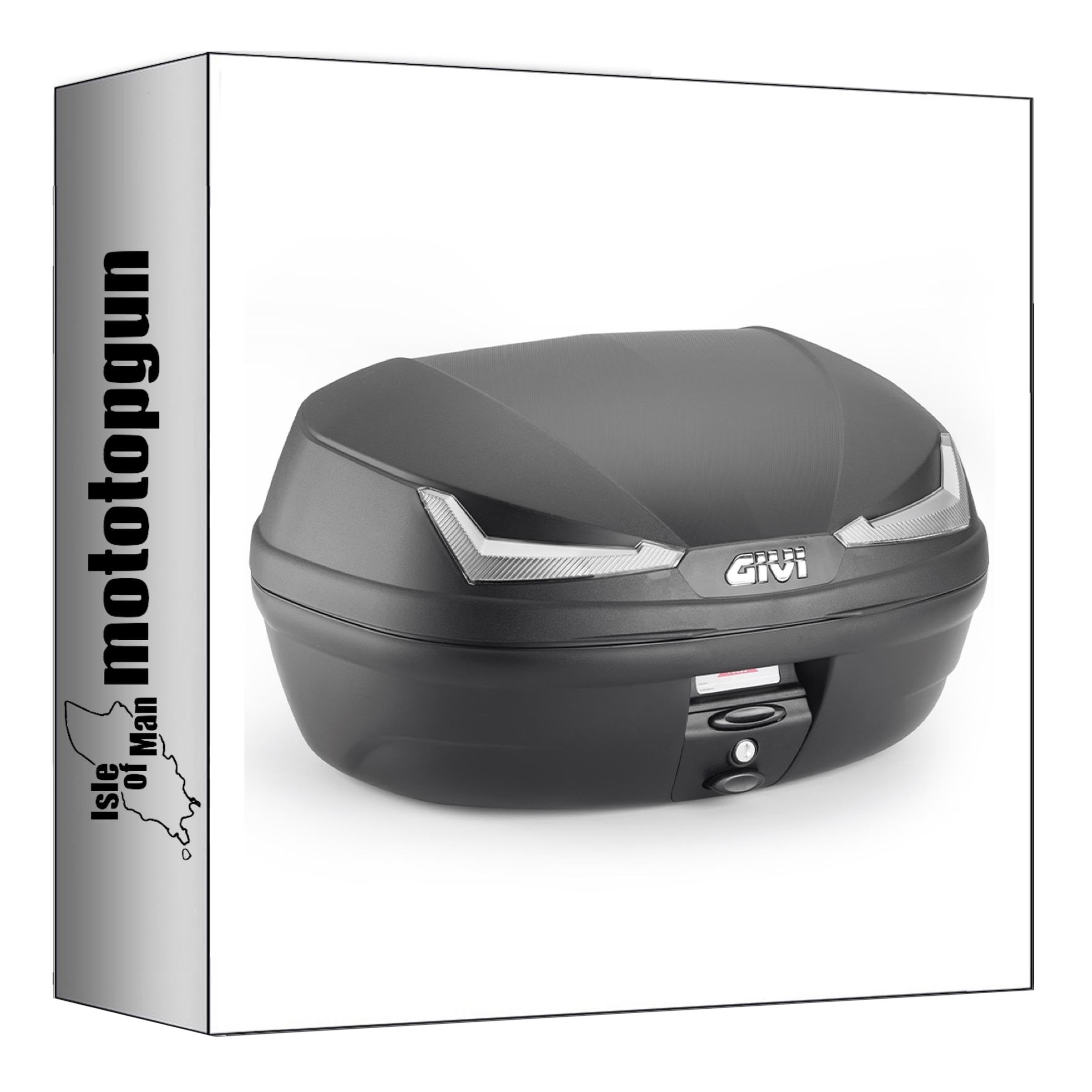givi motorradkoffer e455nt monolock simply iv schwarz tech 45 lt + träger kompatibel mit askoll ngs3 2020 2021 2022 2023 2024 mototopgun